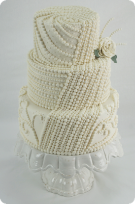 Pearl Wedding Cake